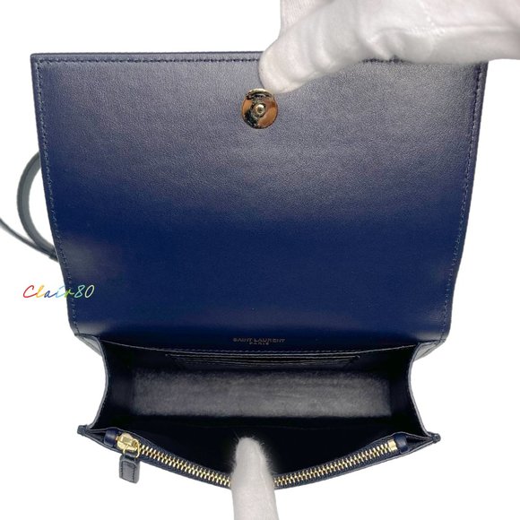 Saint Laurent Monogram Kate Leather Belt Bag Size 85 - Picture 6 of 10